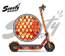 Ninebot Max G30P Picture-Perfect Pattern Scooter Wrap - High-Quality Vinyl Skin by Scooty Wraps