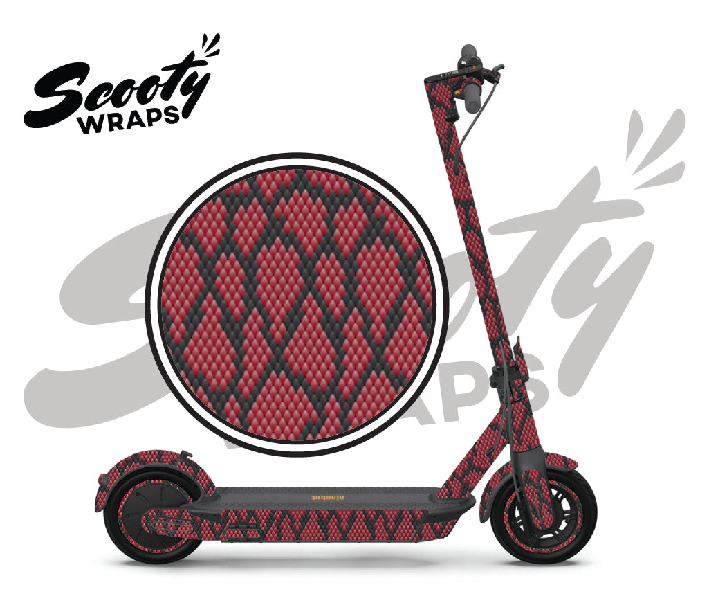 Snake Red - Ninebot Max G30P Wrap