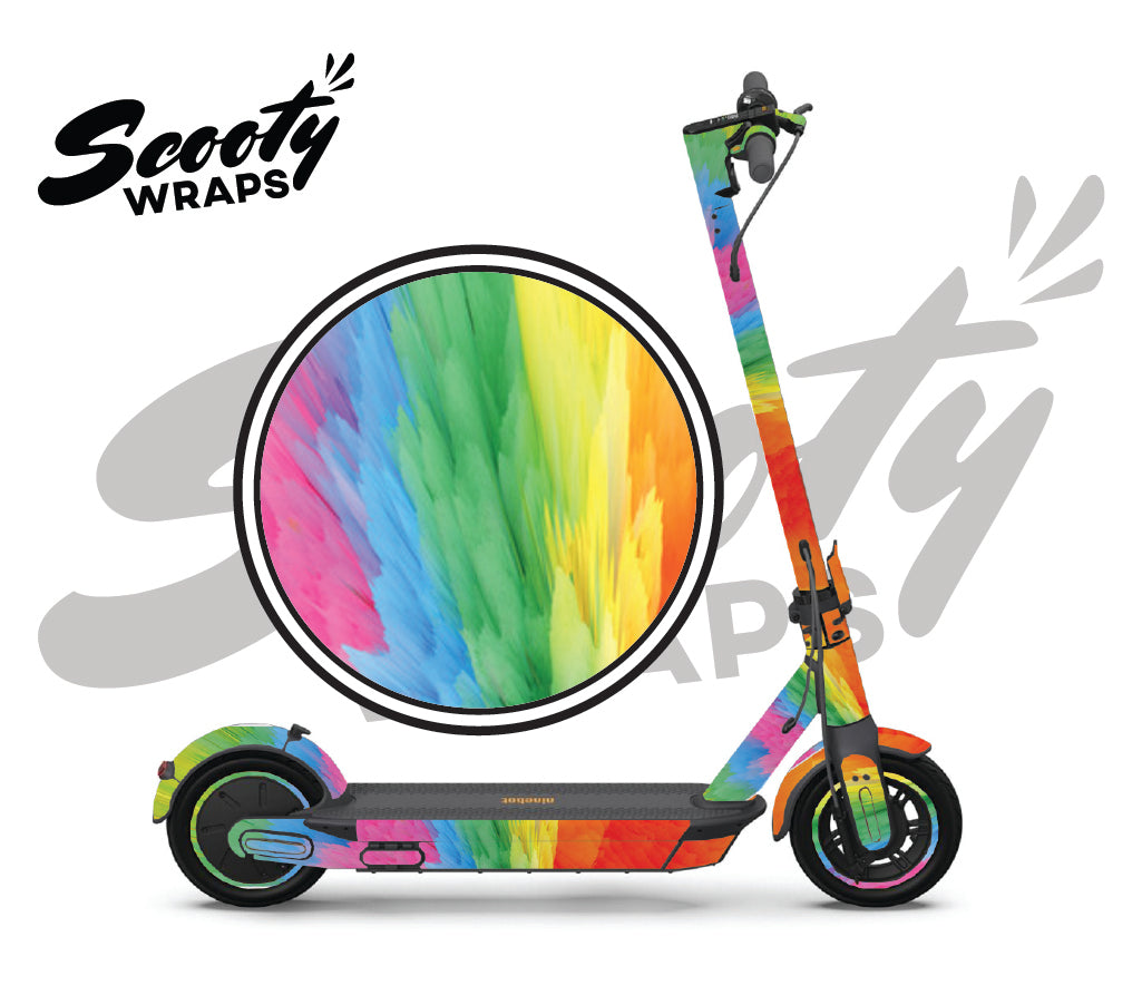 Rainbow Paint - Ninebot Max G30P Wrap