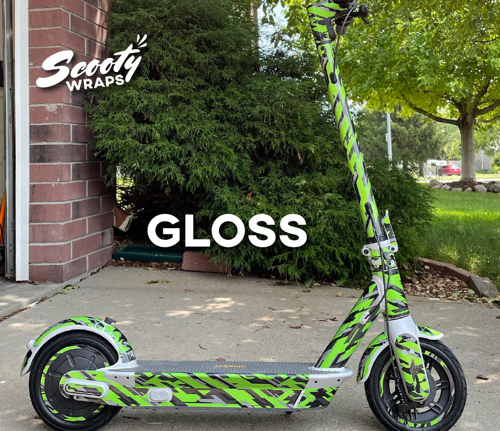 Ninebot Max G30LP Glossy Vinyl Scooter Wrap - High-Quality ScootyWrap Graphic Skin Kit for Electric Scooters