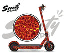 Ninebot Max G30P Picture-Perfect Pattern Scooter Wrap - High-Quality Vinyl Skin by Scooty Wraps