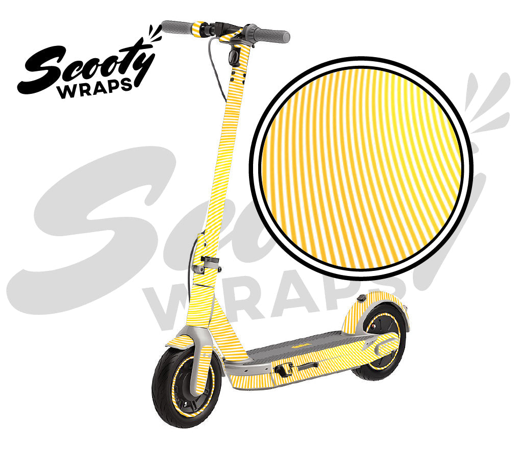 Lines Yellow - Ninebot Max G30LP Wrap