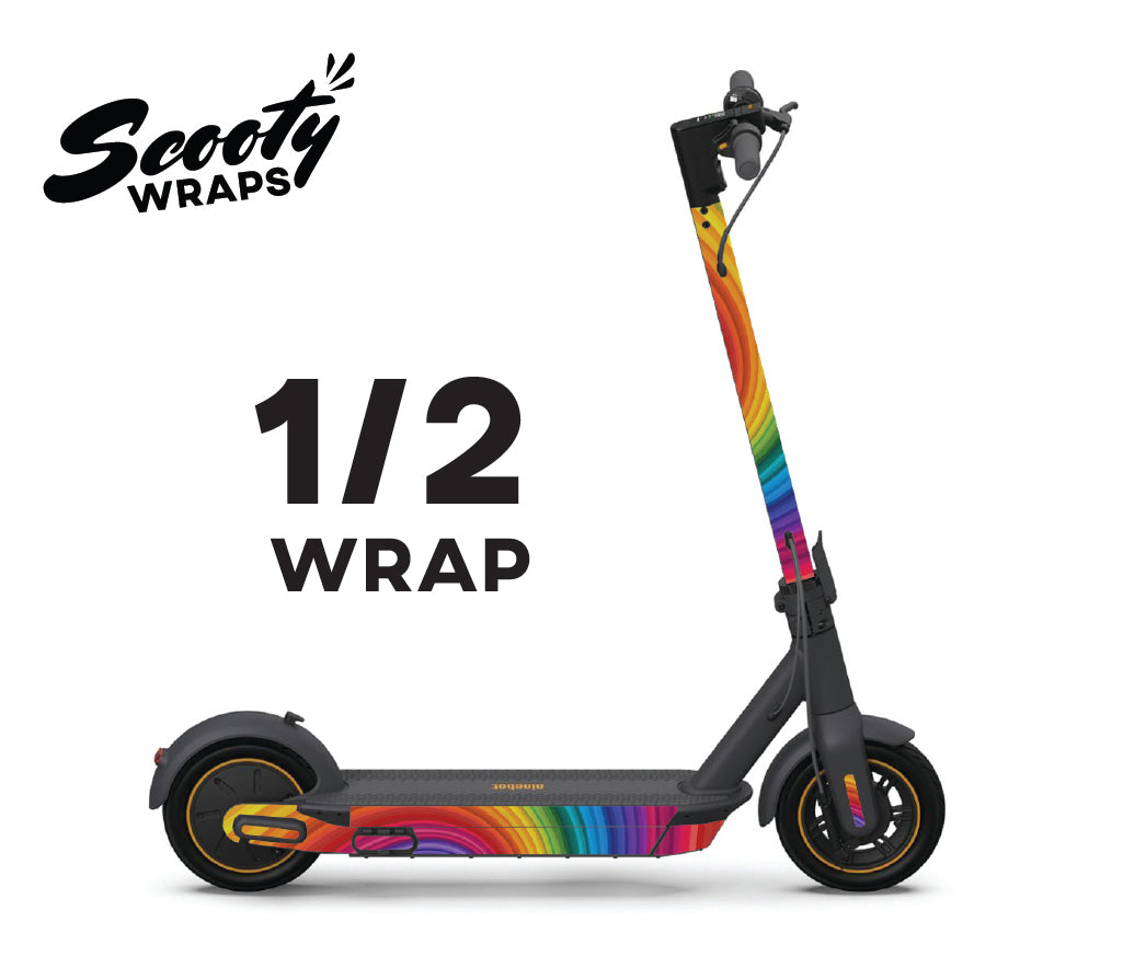 Rainbow Wave - Ninebot Max G30P Wrap