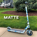 Matte Electric Scooter Wrap - Ninebot Zing E10/E12 Vinyl Skin - Scooty Wraps Graphic Kit