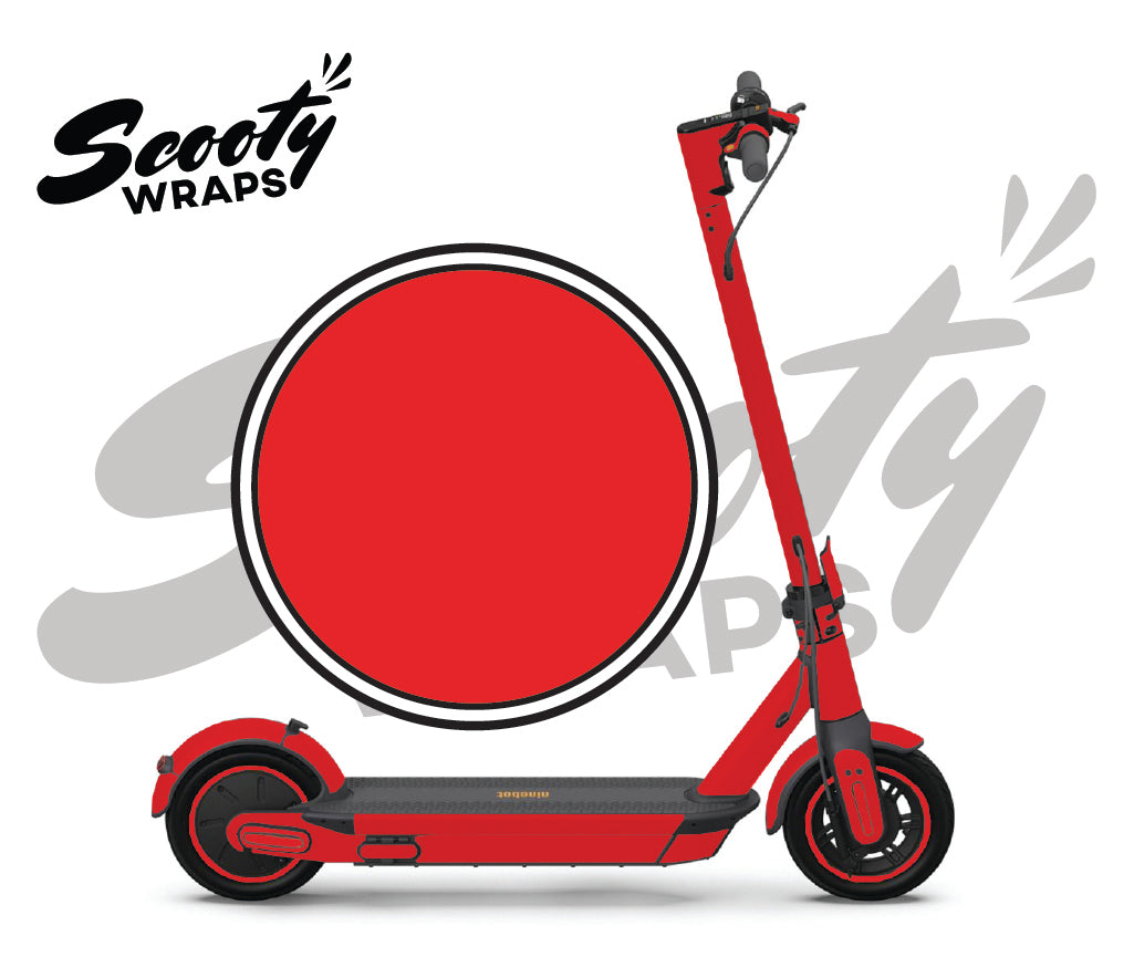 Ninebot Max G30P Solid Color Scooter Wrap - High-Quality CMYK Vinyl Skin by Scooty Wraps