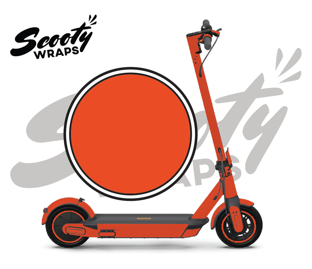 Ninebot Max G30P Solid Color Scooter Wrap - High-Quality CMYK Vinyl Skin by Scooty Wraps