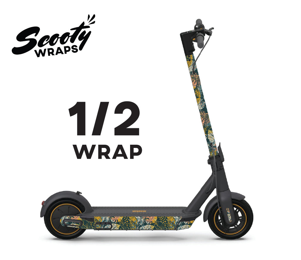 Floral Yellow Green - Ninebot Max G30P Wrap