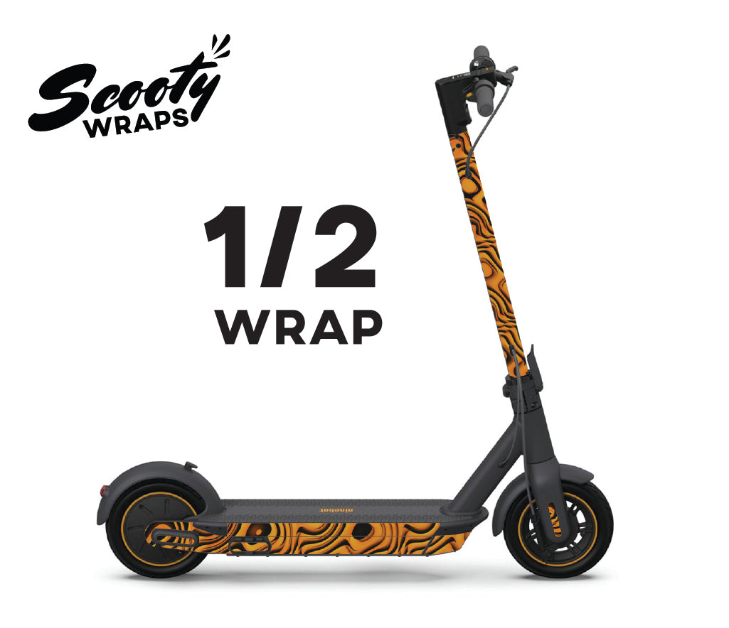 Wavy Orange - Ninebot Max G30P Wrap