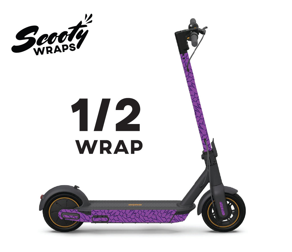 Wavy Purple - Ninebot Max G30P Wrap